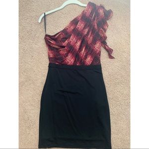 Bebe One Shoulder Mini